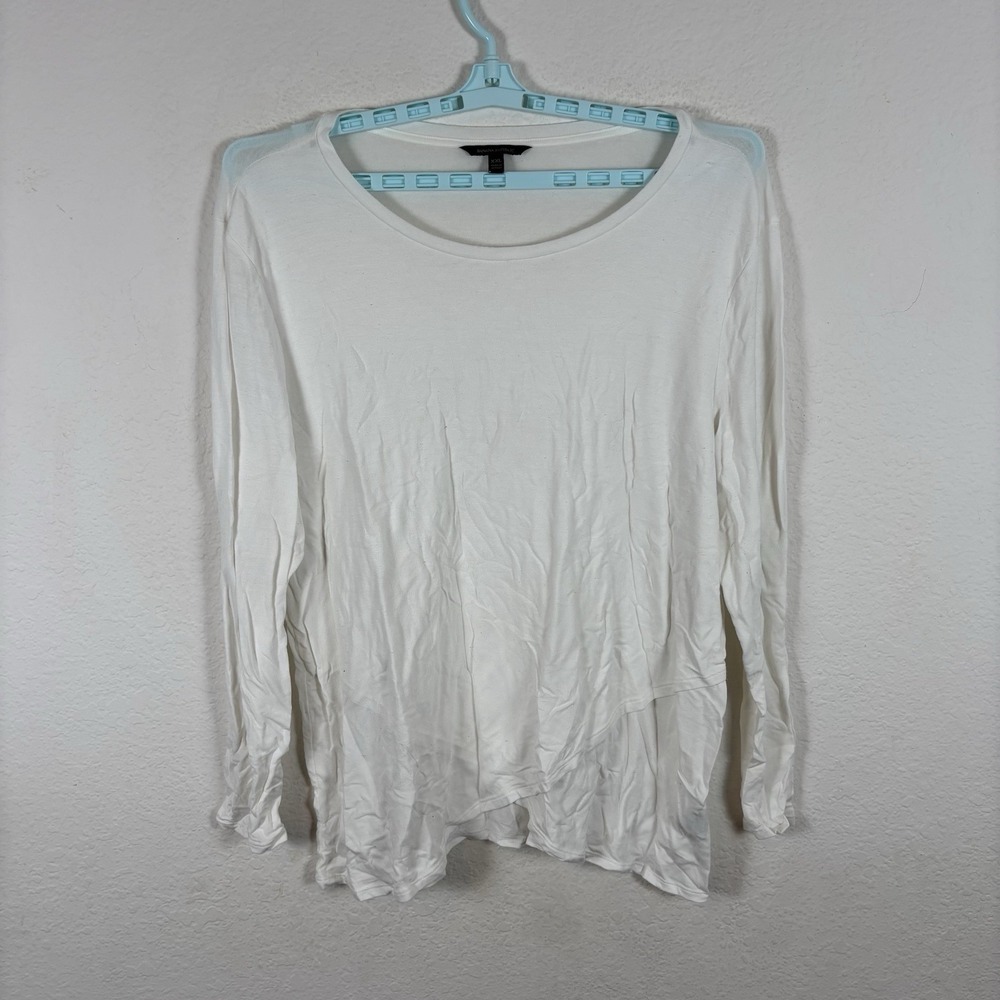 Banana Republic Womens T Shirt Top Sz 2XL Long Sleeve Solid Comfort Excellent